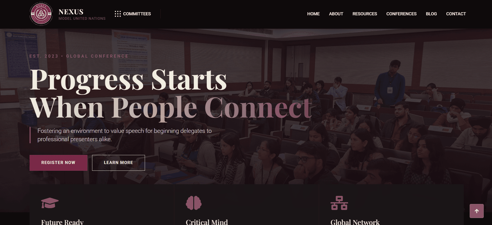 Nexus Model United Nations conference portal